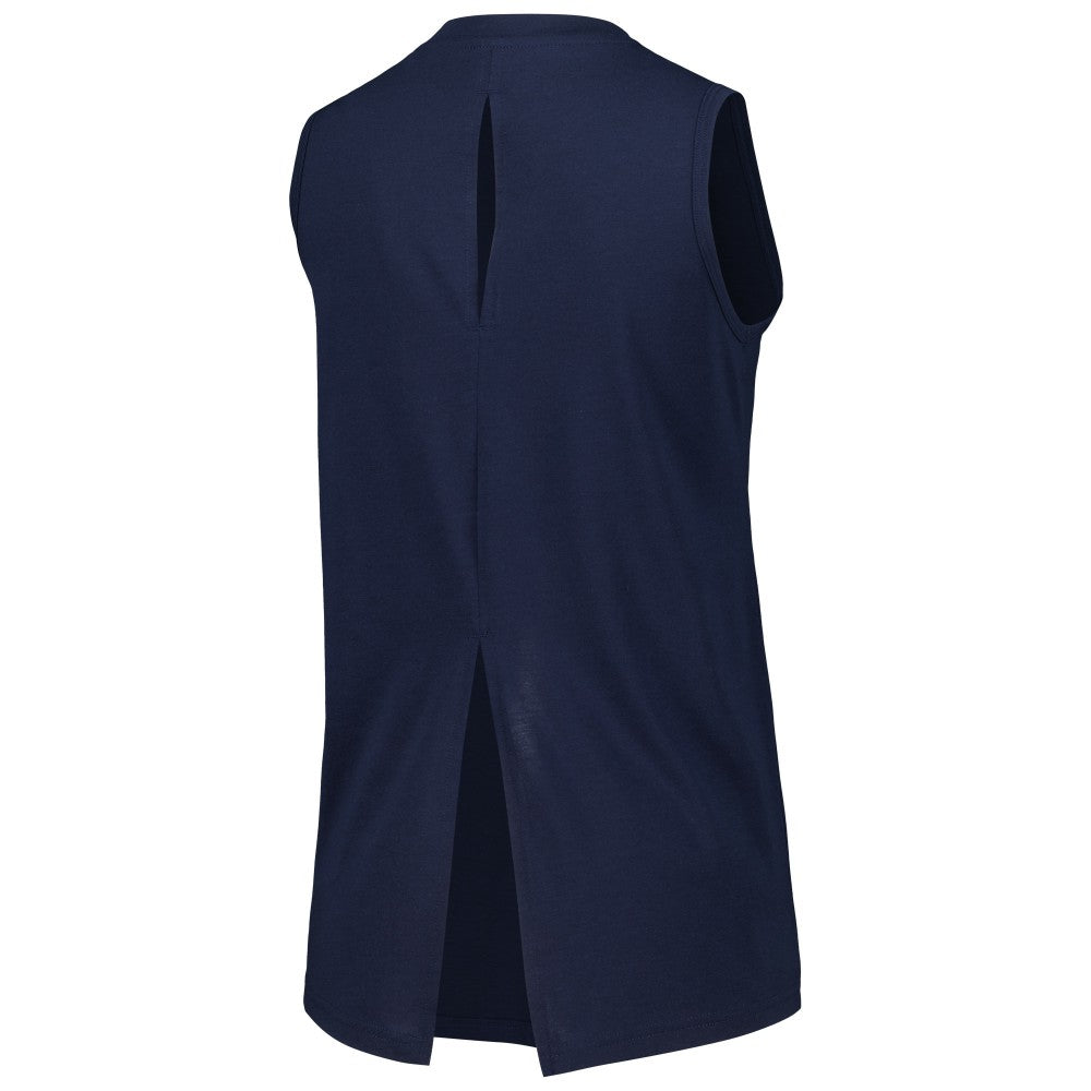 Minnesota Twins Levelwear Women's Paisley Chase V-Neck Tank Top - Navy Tanks