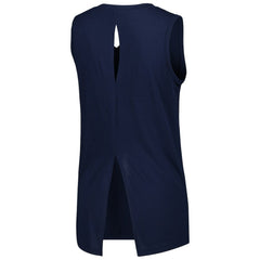 Atlanta Braves Levelwear Women's Paisley Chase V-Neck Tank Top - Navy Tanks