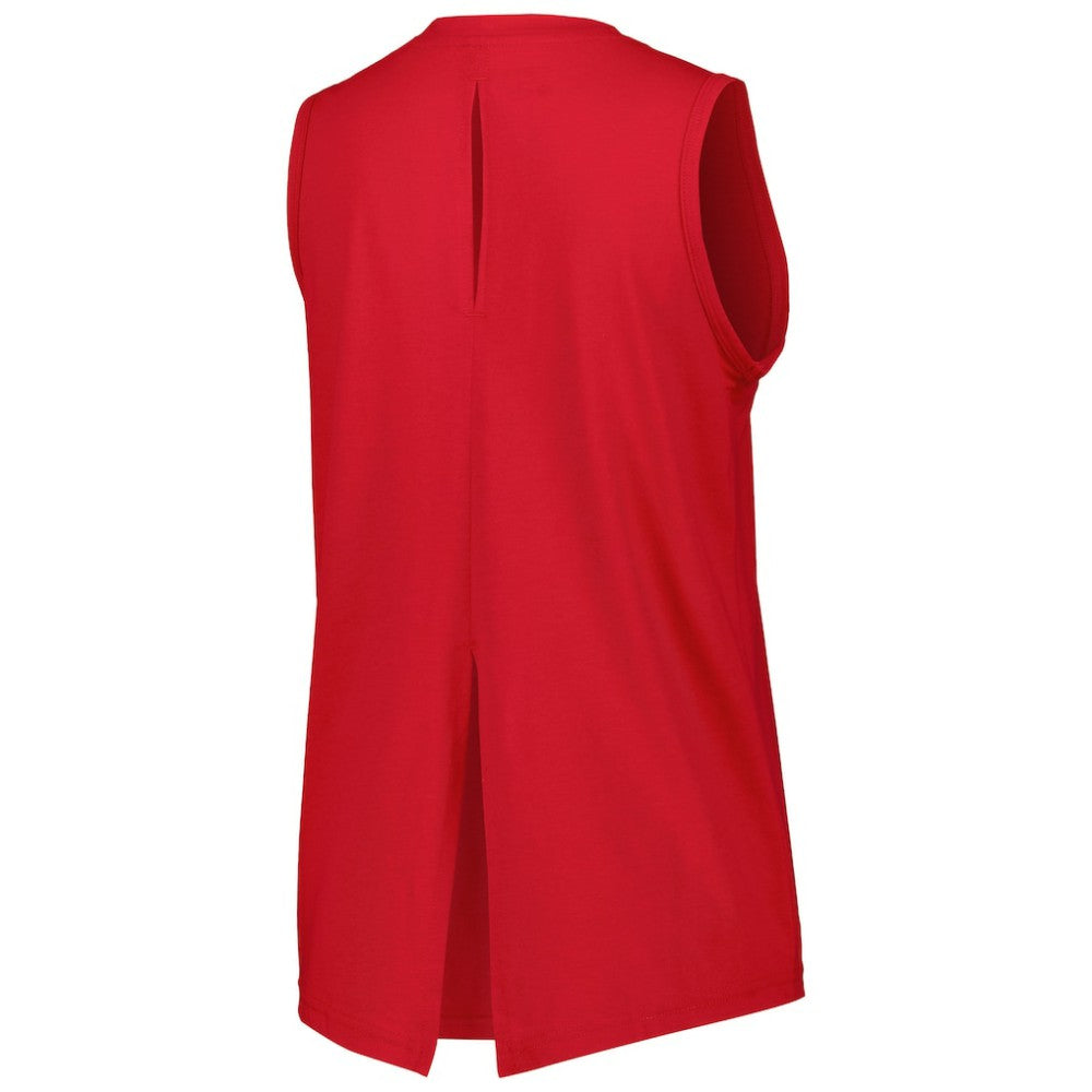 St. Louis Cardinals Levelwear Women's Paisley Chase V-Neck Tank Top - Red Tanks