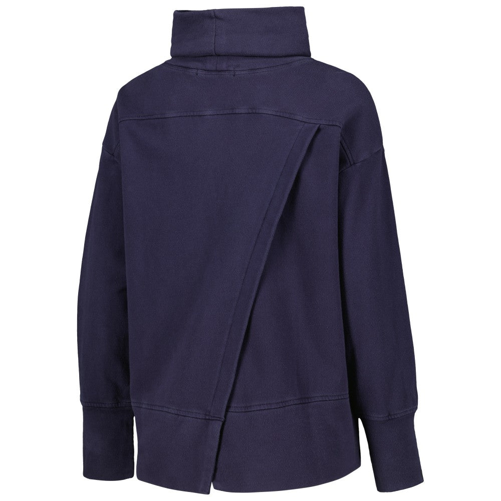 Milwaukee Brewers Levelwear Women's Sunset Farm Team Pullover Sweatshirt - Navy Pullover