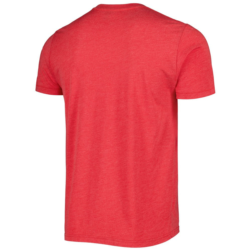 Albert Pujols St. Louis Cardinals Homage Illustration Tri-Blend T-Shirt - Red T-shirts