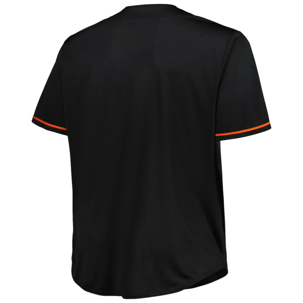 San Francisco Giants Big & Tall Pop Fashion Jersey - Black Jerseys