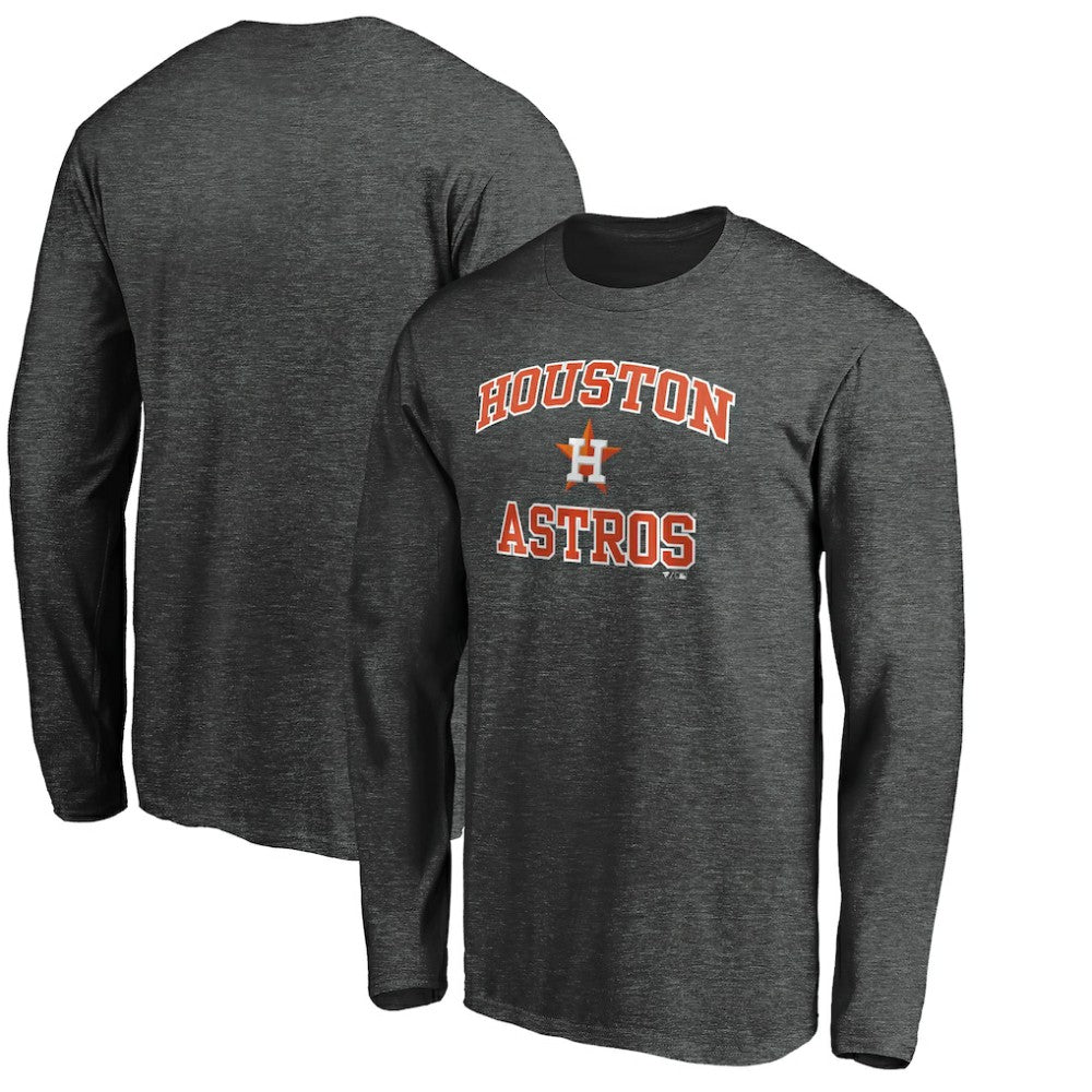 Houston Astros Heart & Soul Team Long Sleeve T-Shirt - Charcoal T-shirts