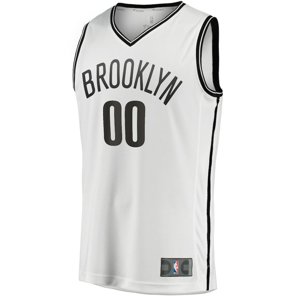 Brooklyn Nets Fast Break Custom Replica Jersey Association Edition White