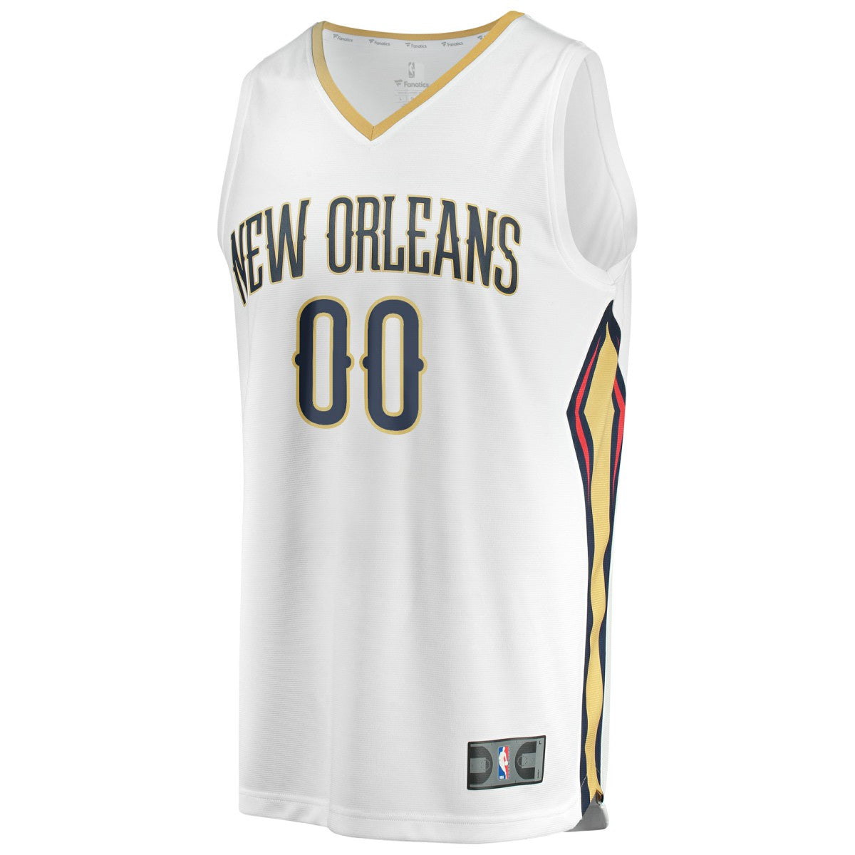New Orleans Pelicans Unisex Custom Fast Break Jersey Association Edition White