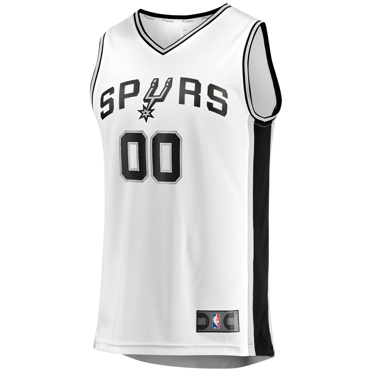 San Antonio Spurs Fast Break Custom Replica Jersey Association Edition White