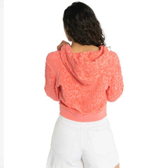 St. Louis Cardinals Lusso Women's Tabitha Cheetah Terry Full-Zip Sweatshirt - Pink Sweatshirts