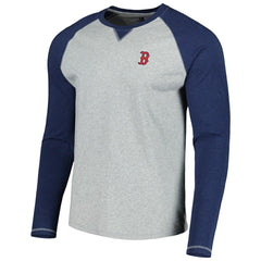 Boston Red Sox johnnie-O Alsen Raglan Long Sleeve T-Shirt - Navy/Heather Gray T-shirts