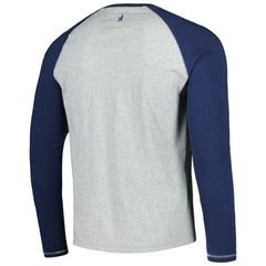 Boston Red Sox johnnie-O Alsen Raglan Long Sleeve T-Shirt - Navy/Heather Gray T-shirts