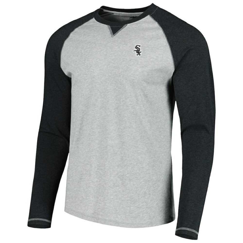 Chicago White Sox johnnie-O Alsen Raglan Long Sleeve T-Shirt - Charcoal/Heather Gray T-shirts