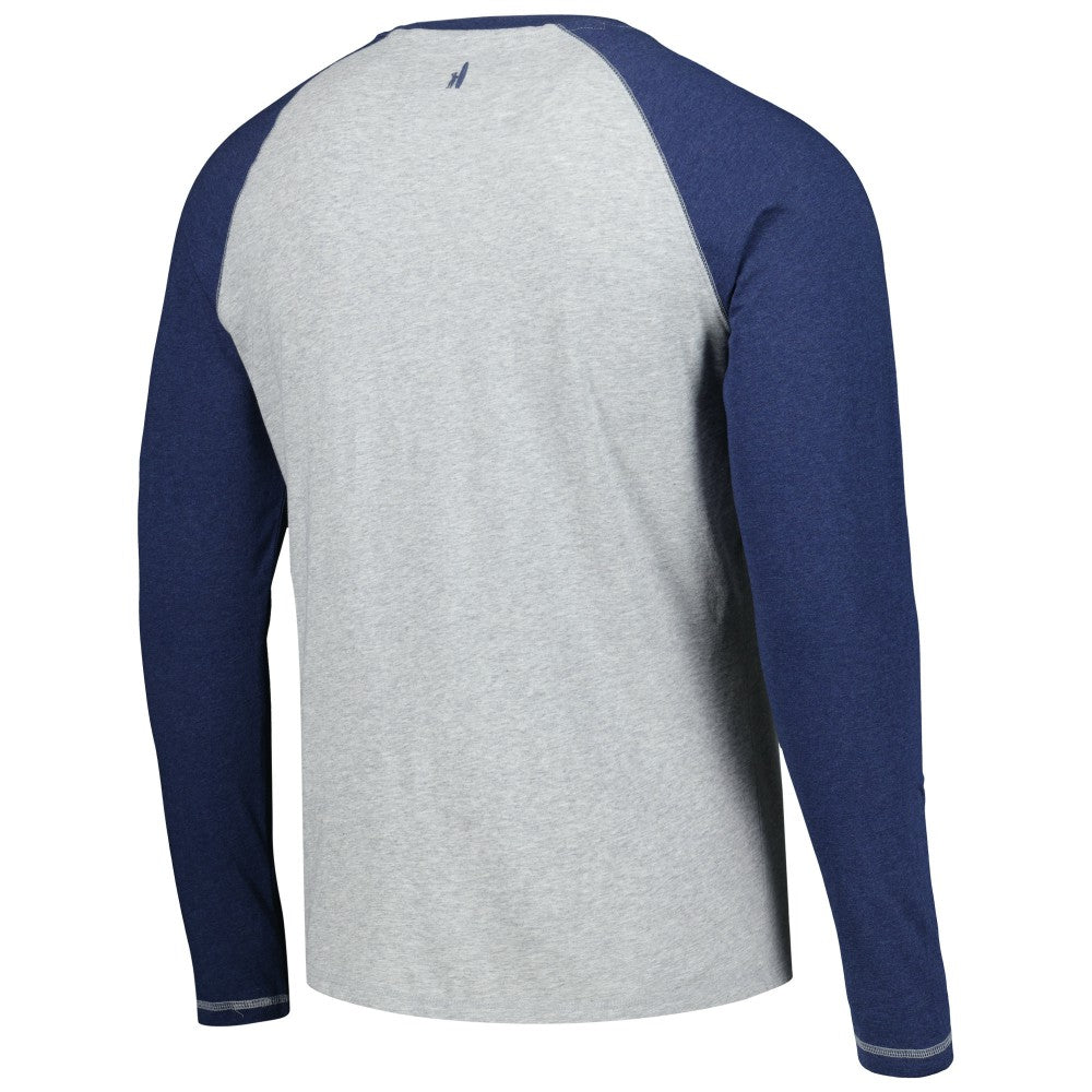 Houston Astros johnnie-O Alsen Raglan Long Sleeve T-Shirt - Navy/Heather Gray T-shirts