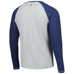 Houston Astros johnnie-O Alsen Raglan Long Sleeve T-Shirt - Navy/Heather Gray T-shirts