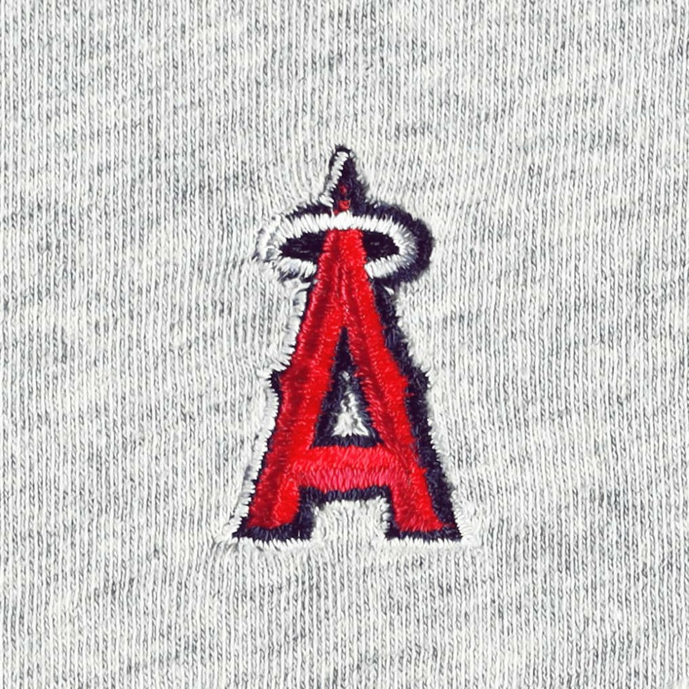 Los Angeles Angels johnnie-O Alsen Raglan Long Sleeve T-Shirt - Red/Heather Gray T-shirts