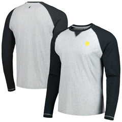 San Diego Padres johnnie-O Alsen Raglan Long Sleeve T-Shirt - Charcoal/Heather Gray T-shirts