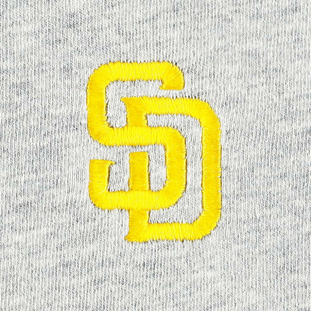 San Diego Padres johnnie-O Alsen Raglan Long Sleeve T-Shirt - Charcoal/Heather Gray T-shirts