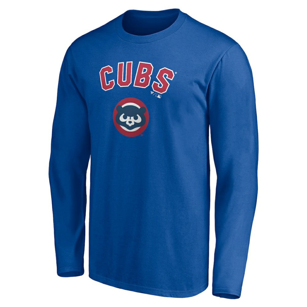 Chicago Cubs Personalized Cooperstown Collection Winning Streak Long Sleeve T-Shirt - Royal T-shirts