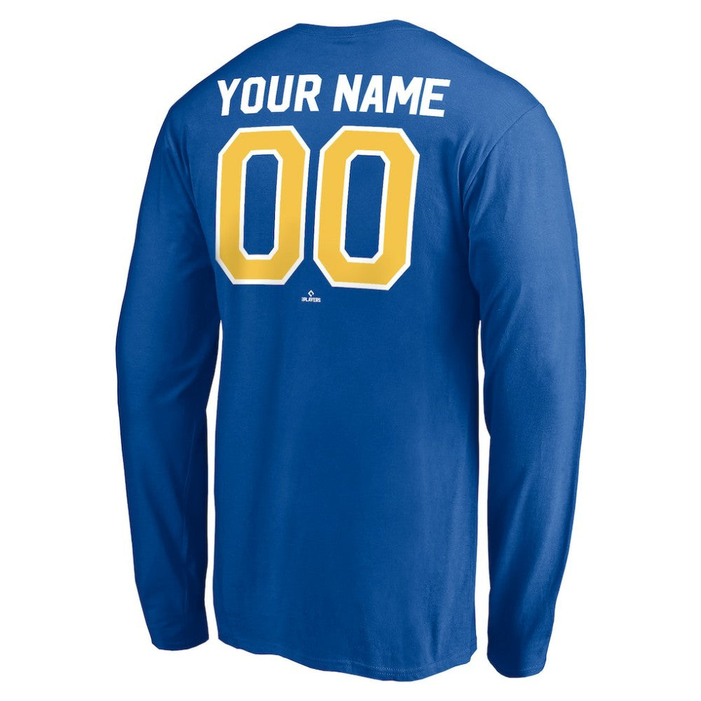Seattle Mariners Personalized Cooperstown Collection Winning Streak Long Sleeve T-Shirt - Royal T-shirts