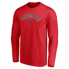St. Louis Cardinals Personalized Cooperstown Collection Winning Streak Long Sleeve T-Shirt - Red T-shirts