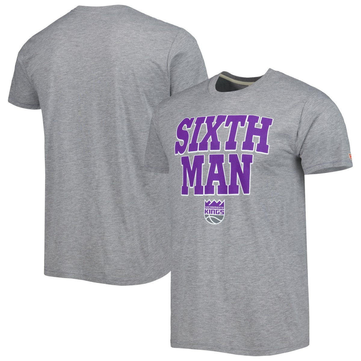 Sacramento Kings Homage Unisex Hometown Hyper Local Tri-Blend T-Shirt Heather Gray