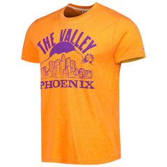 Phoenix Suns Homage Unisex Hometown Hyper Local Tri-Blend T-Shirt Orange