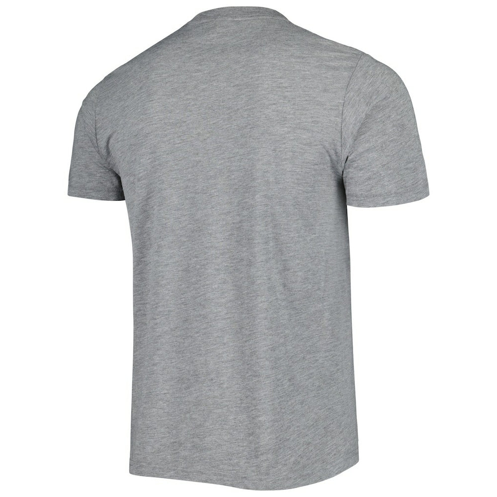 Philadelphia 76ers Homage Unisex Team Mascot Tri-Blend T-Shirt Heather Gray