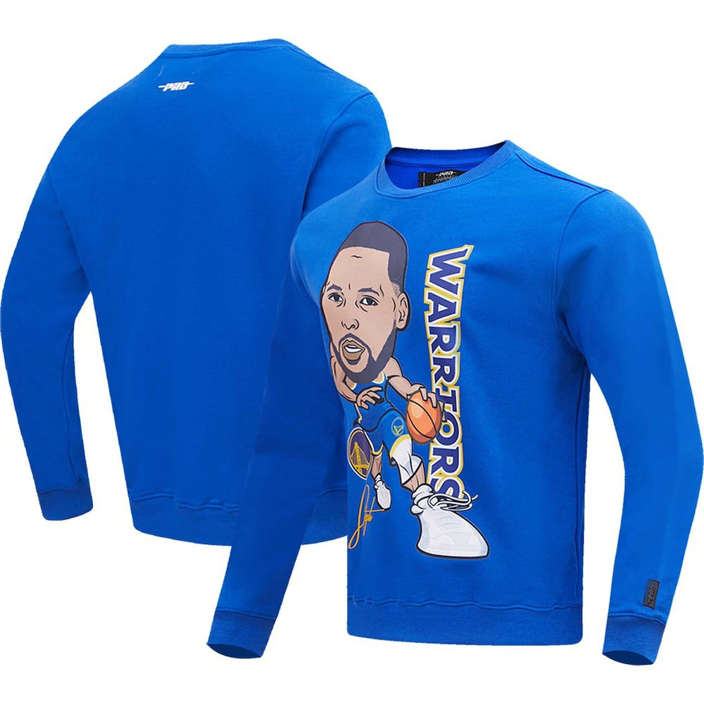 Stephen Curry Golden State Warriors Pro Standard Avatar Pullover Sweatshirt Royal