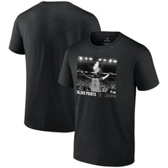 LeBron James Los Angeles Lakers NBA All-Time Scoring Record Chalk Throw T-Shirt Black