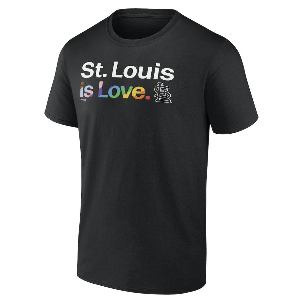 St. Louis Cardinals City Pride T-Shirt - Black T-shirts