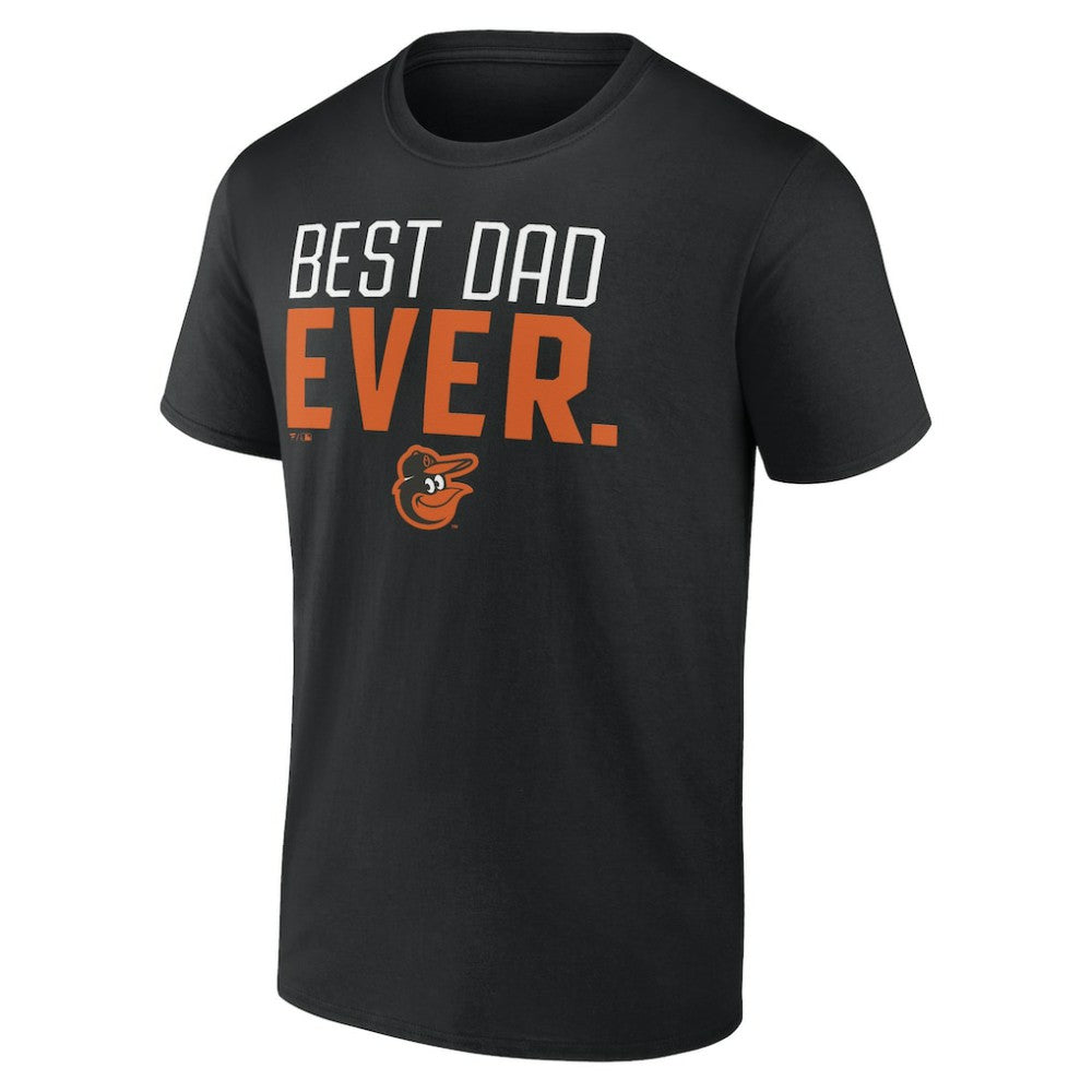 Baltimore Orioles Best Dad Ever T-Shirt - Black T-shirts
