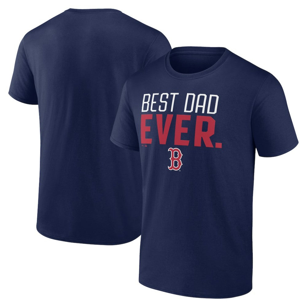 Boston Red Sox Best Dad Ever T-Shirt - Navy T-shirts