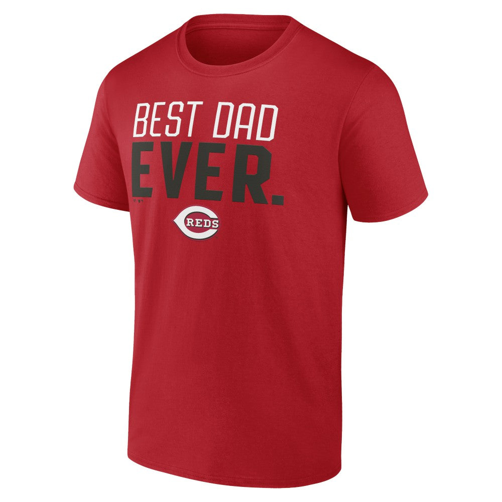 Cincinnati Reds Best Dad Ever T-Shirt - Red T-shirts