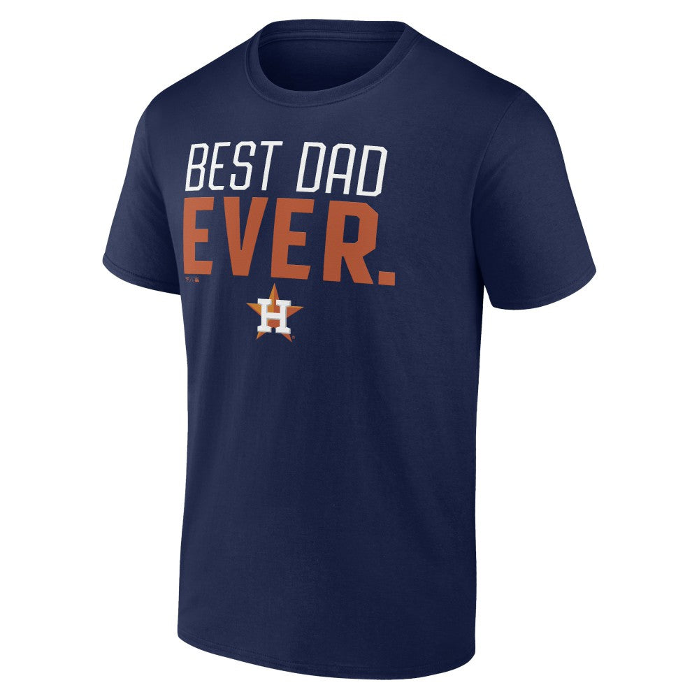 Houston Astros Best Dad Ever T-Shirt - Navy T-shirts