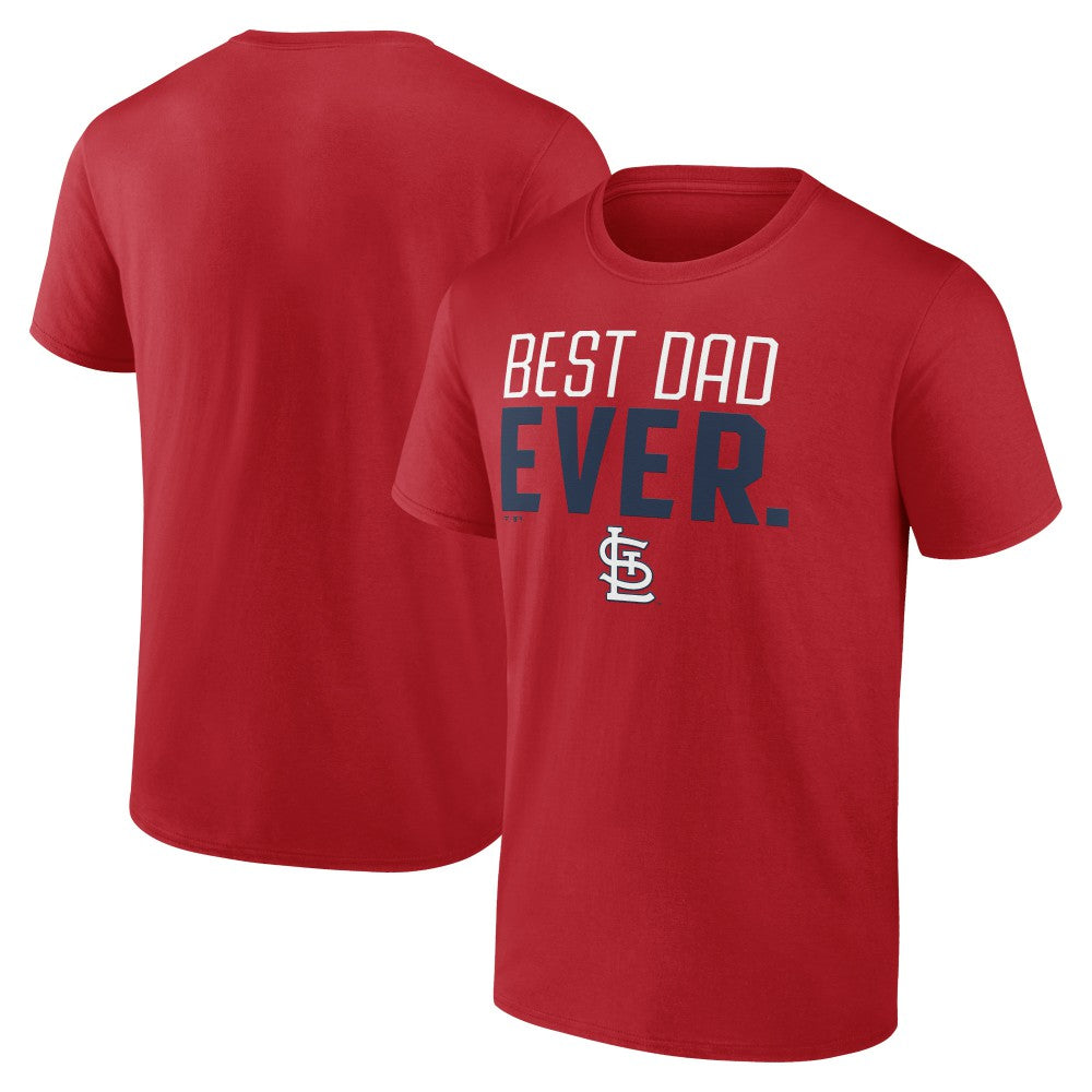 St. Louis Cardinals Best Dad Ever T-Shirt - Red T-shirts