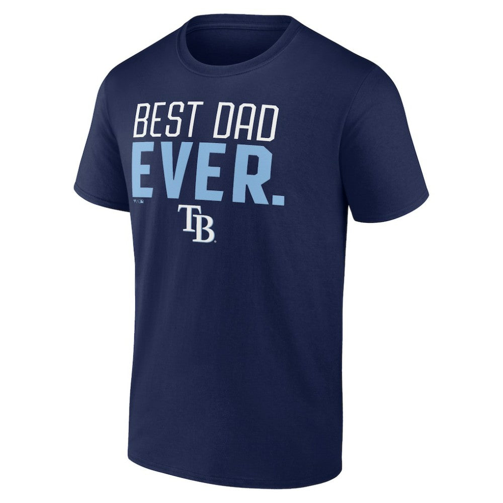 Tampa Bay Rays Best Dad Ever T-Shirt - Navy T-shirts
