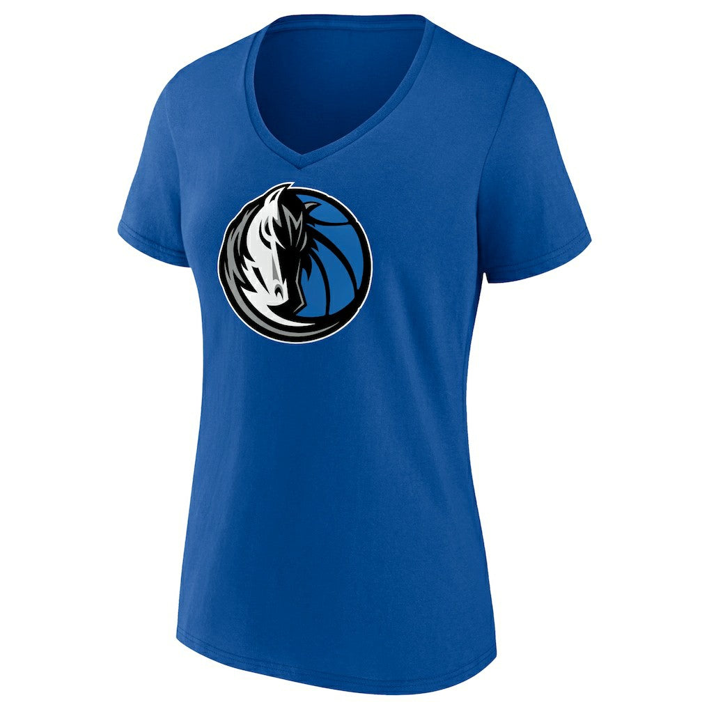 Kyrie Irving Dallas Mavericks Women's Playmaker Name & Number V-Neck T-Shirt Royal