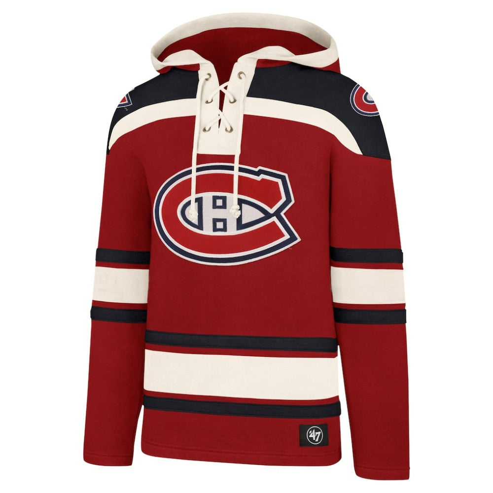 NHL Montreal Canadiens '47 Superior Lacer Hoodie - Red