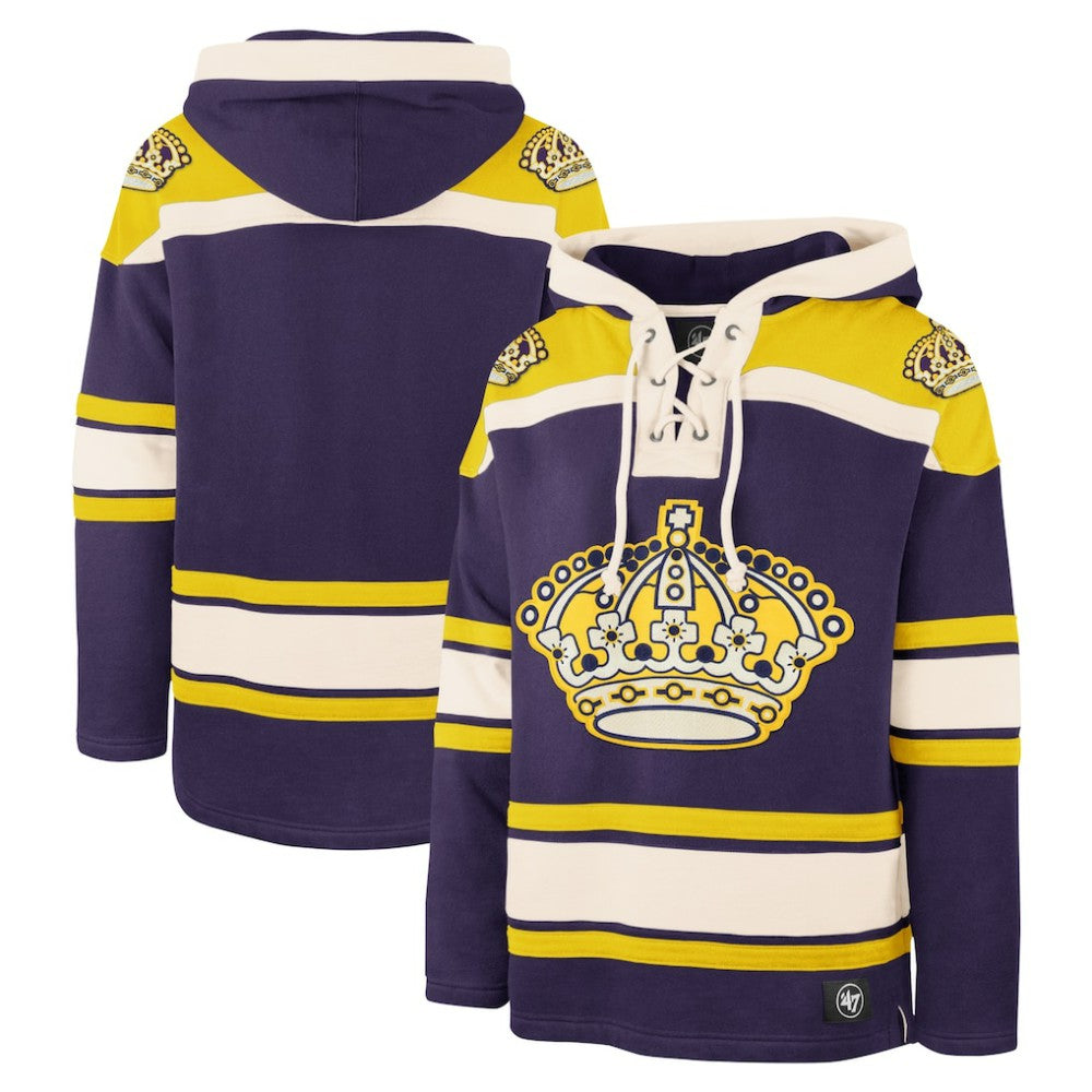 NHL Los Angeles Kings '47 Superior Lacer Hoodie - Purple