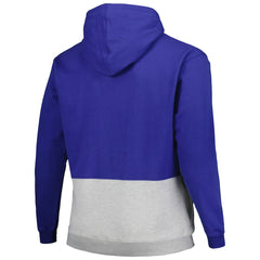 Philadelphia 76ers Big & Tall Anorak Half-Zip Hoodie Royal