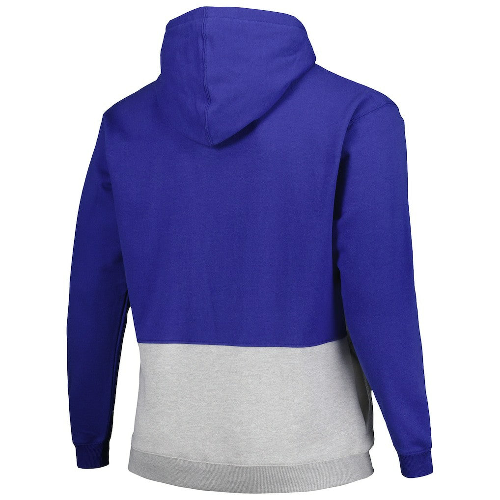 Golden State Warriors Big & Tall Anorak Half-Zip Hoodie Royal
