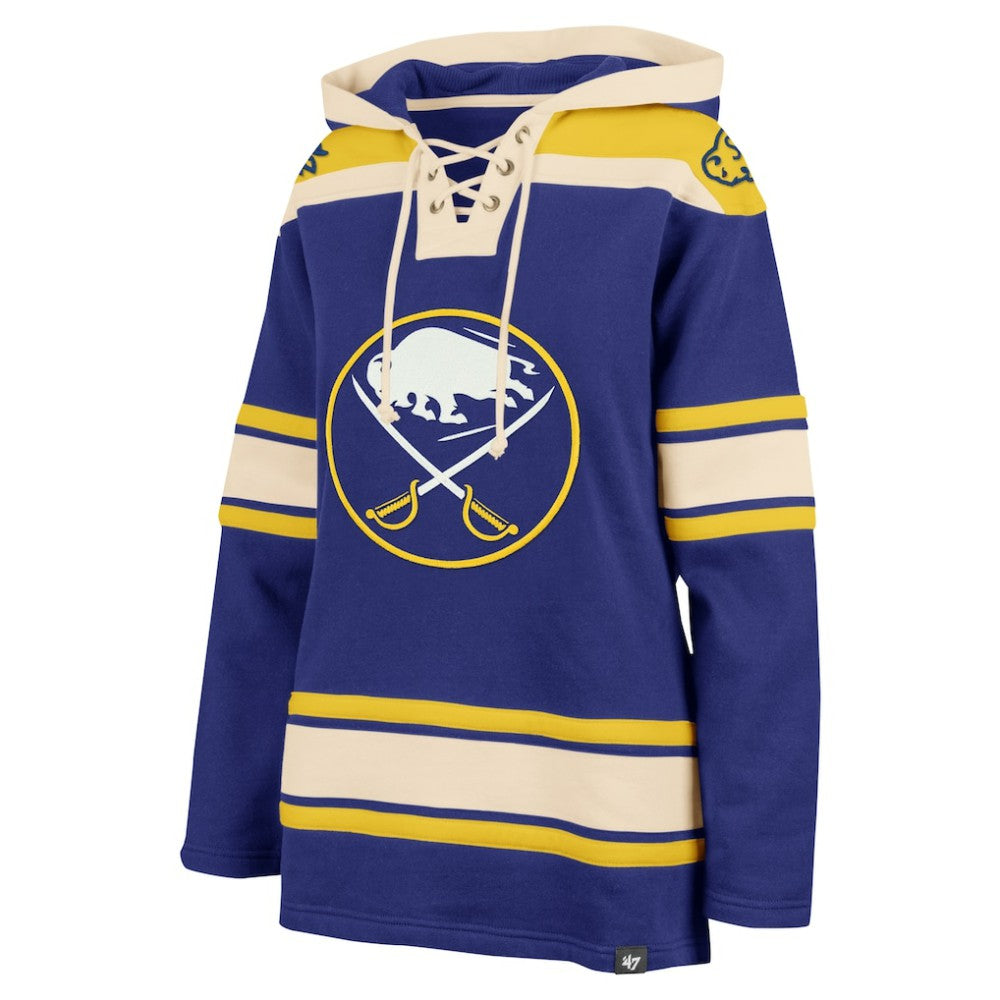 NHL Buffalo Sabres '47 Women's Superior Lacer Pullover Hoodie - Royal