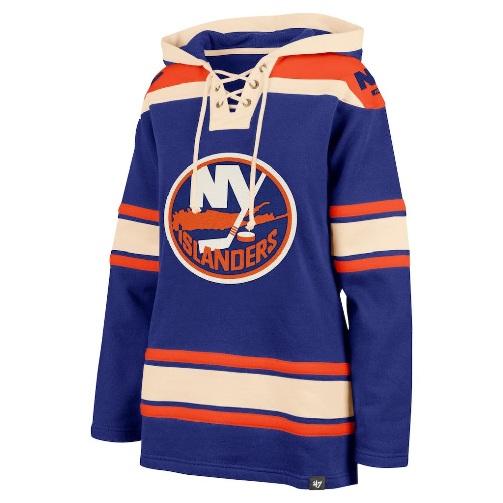 NHL New York Islanders '47 Women's Superior Lacer Pullover Hoodie - Royal