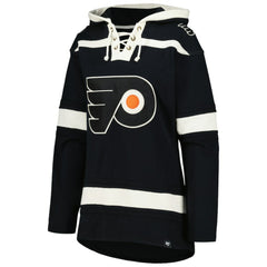 NHL Philadelphia Flyers '47 Women's Superior Lacer Pullover Hoodie - Black