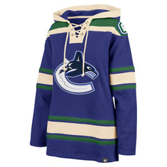 NHL Vancouver Canucks '47 Women's Superior Lacer Pullover Hoodie - Blue