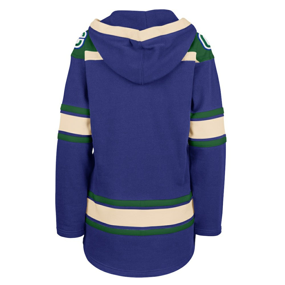 NHL Vancouver Canucks '47 Women's Superior Lacer Pullover Hoodie - Blue