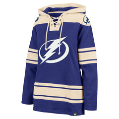NHL Tampa Bay Lightning '47 Women's Superior Lacer Pullover Hoodie - Blue
