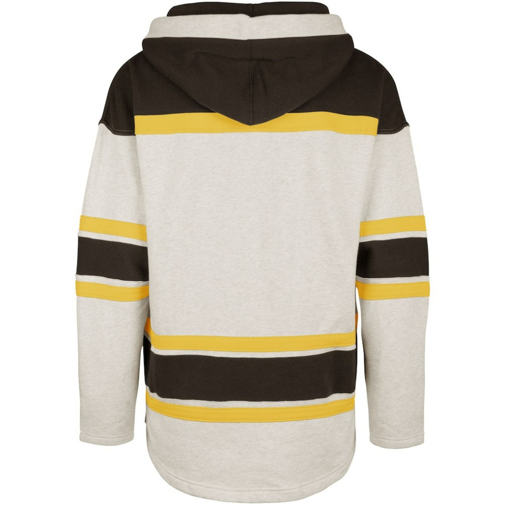NHL Boston Bruins '47 Rockaway Lacer Pullover Hoodie - Oatmeal