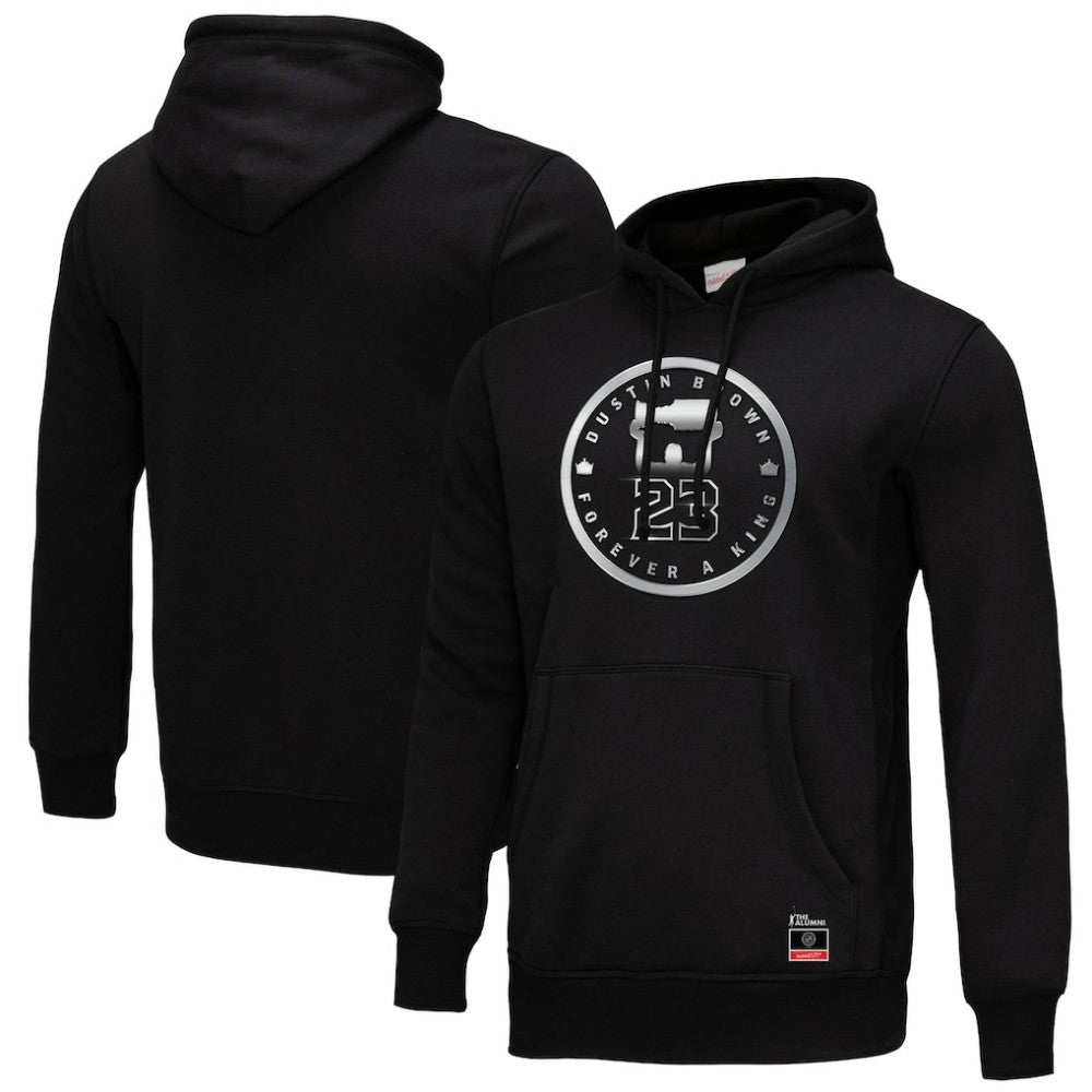 NHL Dustin Brown Los Angeles Kings Mitchell & Ness Forever A King Pullover Hoodie - Black