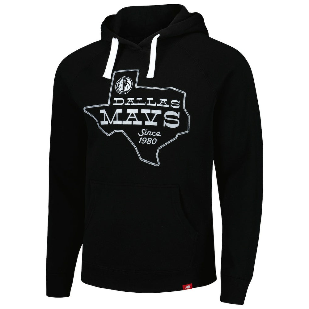 Dallas Mavericks Sportiqe Unisex Olsen Raglan Tri-Blend Pullover Hoodie Navy