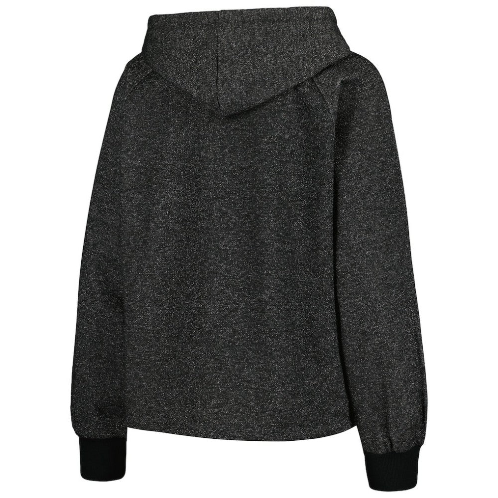 Boston Red Sox DKNY Sport Women's Debbie Dolman Raglan Pullover Hoodie - Black Hoodies