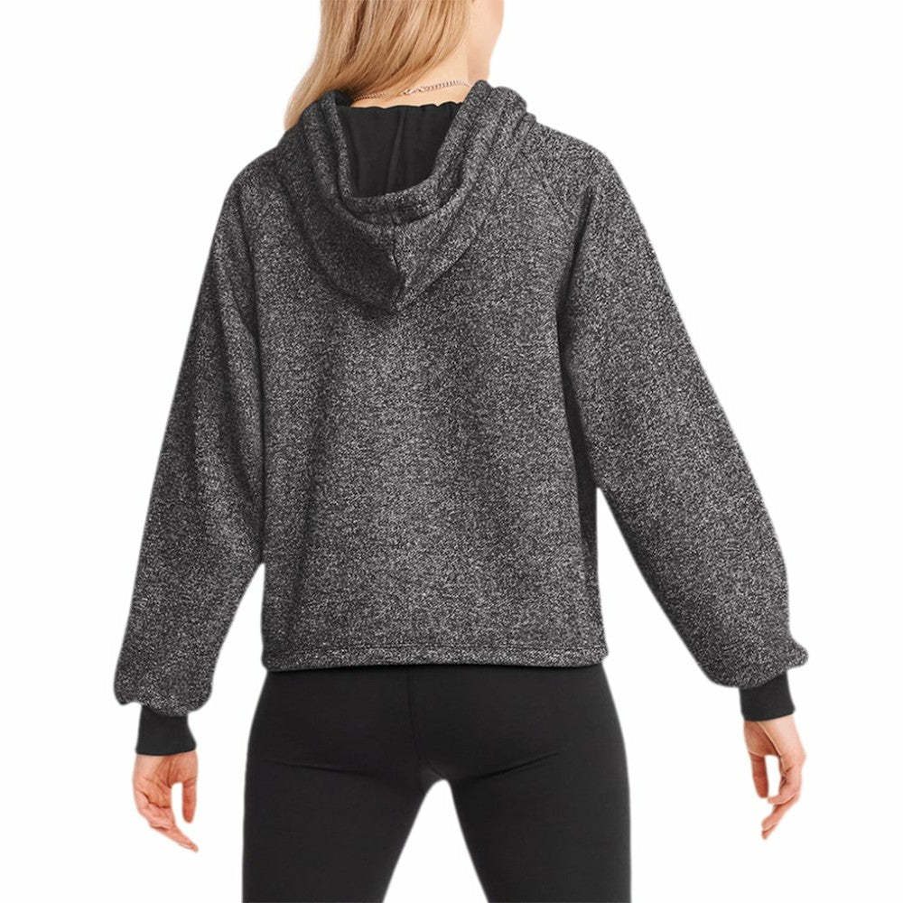 Houston Astros DKNY Sport Women's Debbie Dolman Raglan Pullover Hoodie - Black Hoodies